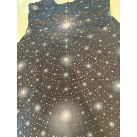 Pumayana Celebrate Consciousness Galaxy Print Womens Dress Large - Picture 8 of 8